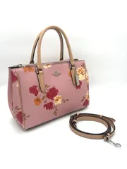 【最終値下げ‼️】COACH コーチ 花柄 レザー ハンドバッグ 2WAY ショルダーバッグ レディース