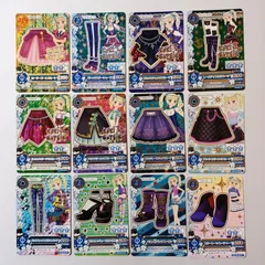 ② 藤堂ユリカ  12枚セット ホーリーゴートスカート ゴシックスターシューズ ブロックチェックスカート レースアップロリブーツ ピンクスパイダーデビルスカート アクアパティシエスカート ブラックレースフレアスカート ほか ／ アイカツ！ Aikatsu！