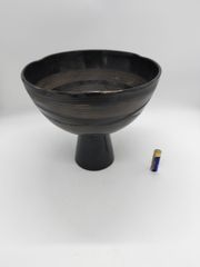 オランダ ￼モバック デザイナー陶器 花瓶 ボーダー柄 芸術的デザイン 