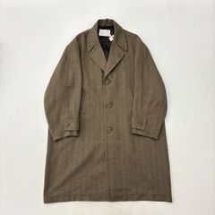 18AW COMOLI コットンウールバルカラーコートsize1 - メルカリ