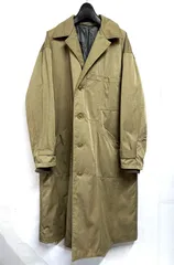 Yohji Yamamoto Y's｜ヨウジヤマモト ワイズ  NYLON CHINO CLOTH LONG COAT  ナイロン チノ クロス ロングコートのサムネイル