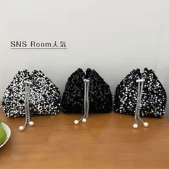 スパンコールバッグ 巾着 ショルダーバッグ ミニバッグ レディース 20代 30代 40代 パーティー オケージョン 二次会 お呼ばれ 謝恩会 キラキラ 華やか 軽量 大容量 3色