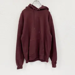 古着 used　Champion　チャンピオン　スウェットパーカー/フーディー　目無し　ボルドー　Lサイズ