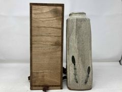 明石庄作 刷毛目方瓶 益子焼 濱田庄司 角瓶 民藝 - メルカリ