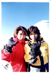 嵐 00年 カレンダー撮影ハワイ 櫻井翔/大野智 公式写真 *1枚