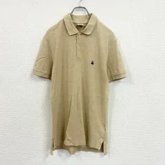 古着 used　Brooks Brothers　ブルックスブラザーズ　半袖ポロシャツ　ベージュ　Mサイズ