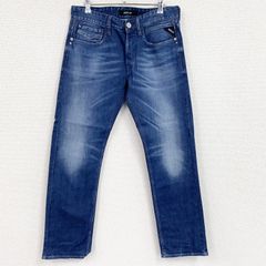 古着 used　REPLAY　リプレイ　デニムパンツ/ジーンズ　縦落ち　ヒゲ　インディゴ　28サイズ
