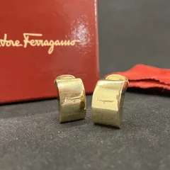 Salvatore Ferragamo　フェラガモ　イヤリング　クリップ式　ゴールド　1156のサムネイル