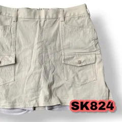 adidas（アディダス） ゴルフスカート ベージュ色 Mサイズ レディーススカート 　管理SK824