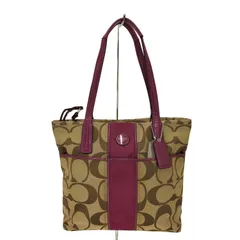 コーチ COACH シグネチャー トートバッグ キャンバス/レザー レディース レディース 表記無 