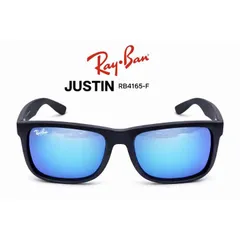 【美品】Ray-Ban レイバン サングラス RB4165-F JUSTIN 622/55 ブラック《0310-02》