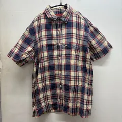 POLO JEANS CO. RALPH LAUREN MFG. ポロジーンズカンパニーラルフローレンエムエフジー 90-00s CHECK SHIRT 半袖チェックシャツ マルチカラー size:L【中目黒B03】