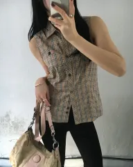 BURBERRY バーバリー ブルーレーベル ノヴァチェック スリーブレス