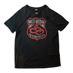Harley-Davidson T-SH / ハーレーダビッドソン プリントTシャツブラックフェード　【E907】