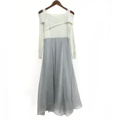 CELFORD セルフォード ニットドッキングワンピース サイズ:36     ホワイト/グレー レディース / 240001189678