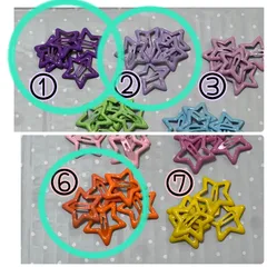 【メルカリ便発送】パッチンピン スリーピン ヘアピン 星 1色 5個セット×3セット