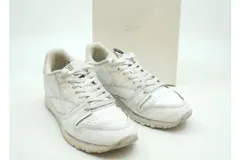 メゾン マルジェラ × リーボック GW4993 Project 0 CL MEMORY OF ローカットスニーカー 28.5cm 靴 白 ホワイト MAISON MARGIELA 5730i