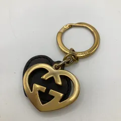 ◎◎GUCCI グッチ ハート モチーフ インターロッキング キーホルダー キーチャーム