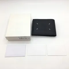 ◎◎Maison Margiela マルタンマルジェラ 2つ折り財布 SA1UI0019 P4745 T8013 ブラック