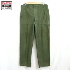 60s USA製 vintage U.S.ARMY  初期型 ベイカー ミリタリーパンツ メンズ XLサイズ相当 ビッグサイズ オーバーサイズ