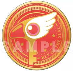 [신품] 배지·빈즈 봉인의 열쇠 메탈 캔 배지 [카드 캡터 사쿠라 클리어 카드편]