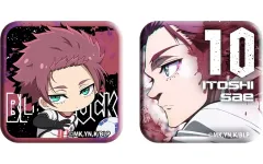 【新品】バッジ・ビンズ 糸師冴 スクエア缶バッジセット 「ブルーロック」