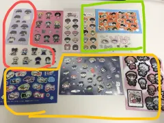 フビジョク三日 様 ステッカー 個別/まとめ売り (銀魂 進撃の 呪術廻戦 など)