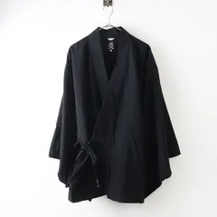 男性用 ソウソウ SOU SOU 京都 GYOU 行 42双 梳毛 角袖風靡(かくそでふうび) L 濡羽色┃ブラック 黒 和服【2400014788914】のサムネイル