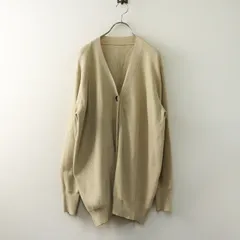2022SS アパルトモン L'Appartement Knit Cardigan＼ベージュ ニット カーディガン Vネック 畦編み【2400014816808】