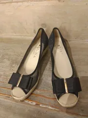 M23  ダイアナ　ウェルフィット　オープントゥ　ウエッジ　サンダル　未使用