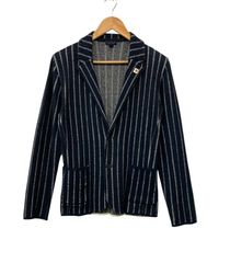 美品 LARDINI ラルディーニ ニットジャケット ストライプ XS - メルカリ