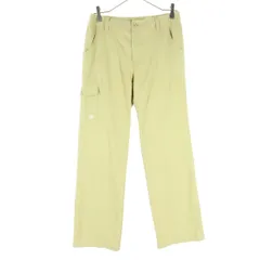 美品 courreges クレージュ スラックスパンツ 38 カーキベージュ レディース 古着