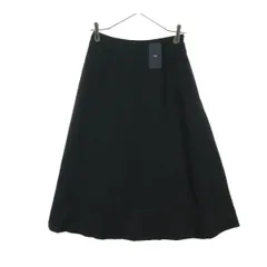 未使用 URBAN RESEARCH DOORS アーバンリサーチドアーズ ミディ丈 フレアスカート M ブラック レディース 古着