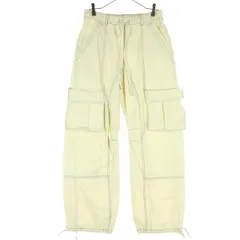 美品 ZARA ザラ カーゴパンツ 38 アイボリー レディース 古着