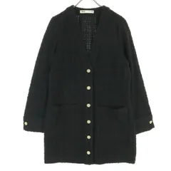 ZARA ザラ 長袖 カーディガン S ブラック レディース 古着