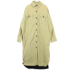 ZARA ザラ 長袖 シャツワンピース XS-S ベージュ レディース 古着