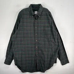 古着 ブルックスブラザーズ Brooks Brothers 長袖シャツ チェック ボタンダウン L  グリーン系 マルチカラー メンズ