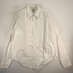 古着 60's～70's/60年代～70年代 ヴィンテージ ブルックスブラザーズ Brooks Brothers 長袖シャツ Makers 6ボタン ドレスシャツ L  ホワイト系 無地 メンズ