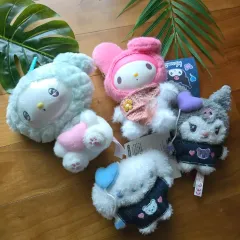 サンリオ マイメロディ クロミ ぬいぐるみ 4種 キーホルダー - New