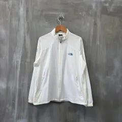 THE NORTH FACE ザノースフェイス 白 ラベル ウィンドブレーカー ジャケット / レディース (S) / ST2535