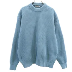 FREAK'S STORE フリークスストア 長袖 リブ ニット M 水色 セーター メンズ 古着