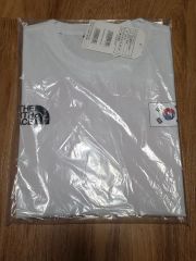 ザノースフェイス チームコリア 半袖Tシャツ 白 XL 105