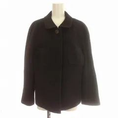 レリアン Leilian ウールジャケット ジャケット 13 L 大きめサイズ 茶 ネイビー /☆G