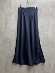 COLLAGE GALLARDAGALANTE コラージュ ガリャルダガランテ ソフトマーメイドサテンスカート sizeF/ネイビー ■◇レディース