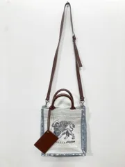 DIESEL ディーゼル VENEZIA TOURISTA BAG 2WAY トートバッグ ショルダー バッグ ライトブルー×ホワイト系 ■■レディースのサムネイル