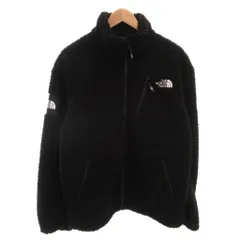 ザノースフェイス THE NORTH FACE フリースジャケット ブルゾン ボア ロゴ L 黒 ブラック /FF ■GY18