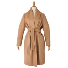 極美品 マックスマーラ Max Mara コート 白タグ ロングコート キャメル