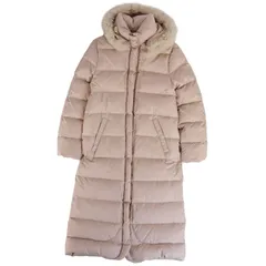 極美品 モンクレール MONCLER 茶タグ ダウンコート ロングコート フード