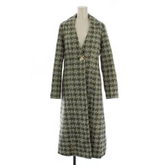 リリーブラウン Lily Brown 24AW チェスターコート ロング ツイード ウール 0 グレー LWFC244050 /BM