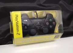 T【HY】【動作品】SONY PS2 純正 有線コントローラー 箱あり DUALSHOCK2 SCPH-10010 振動機能搭載 ブラック アナログ入力 プレイステーション2 純正パッド[送料無料(一部地域を除く)]